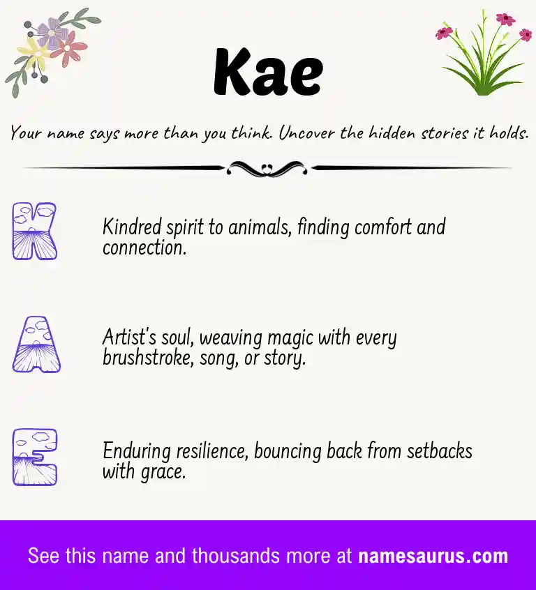 Acrostic poem about Kae.