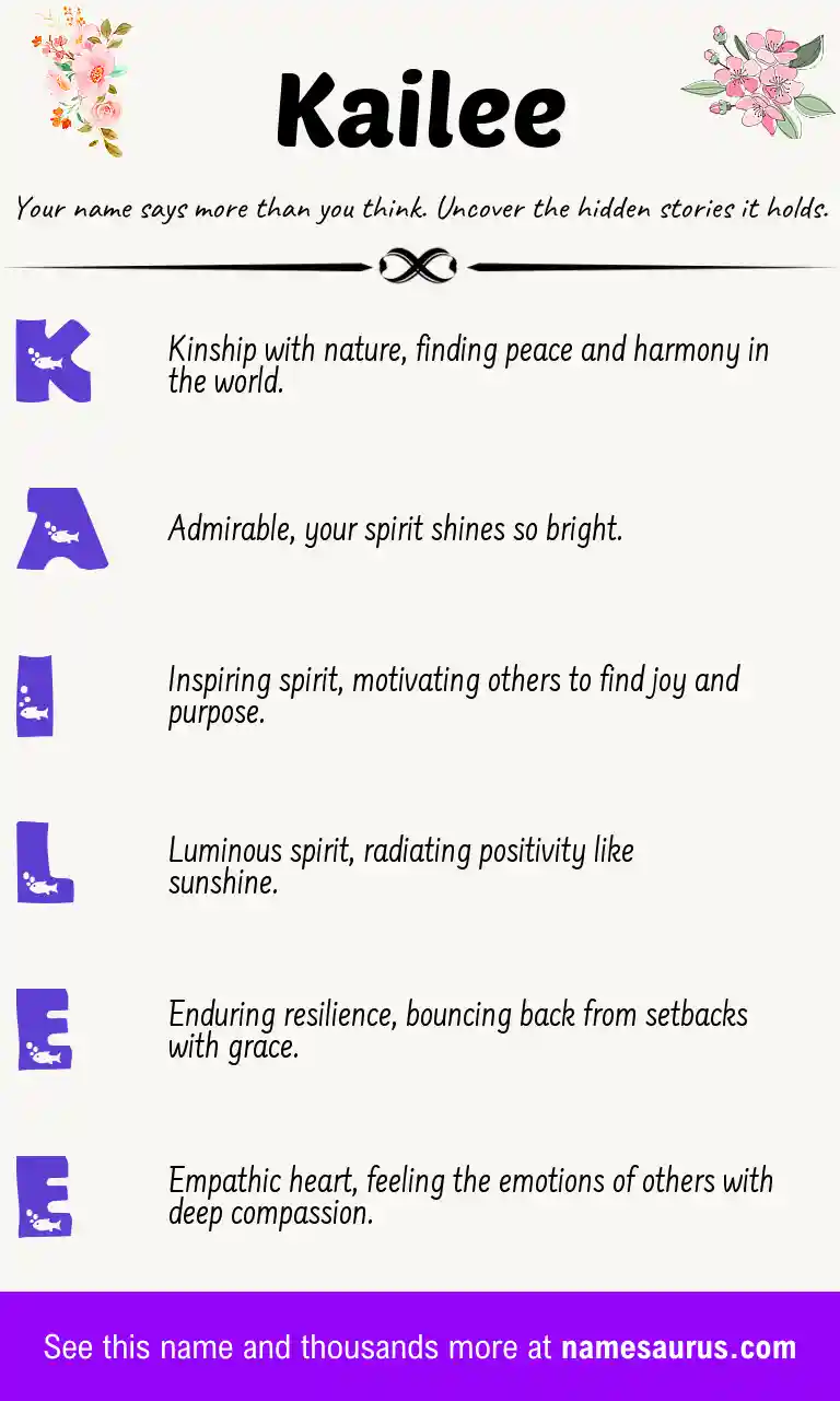 Acrostic poem about Kailee.