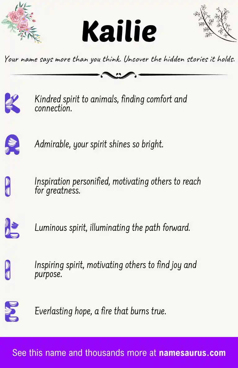 Acrostic poem about Kailie.