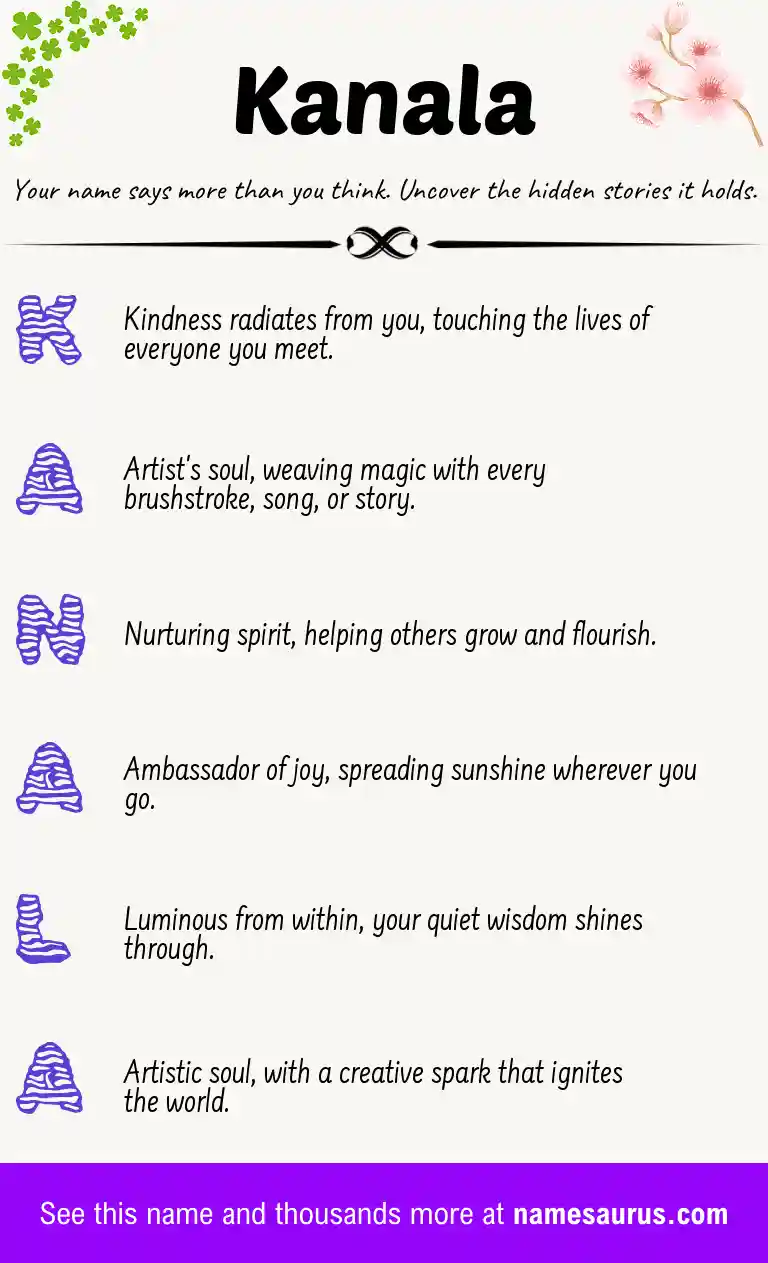 Acrostic poem about Kanala.