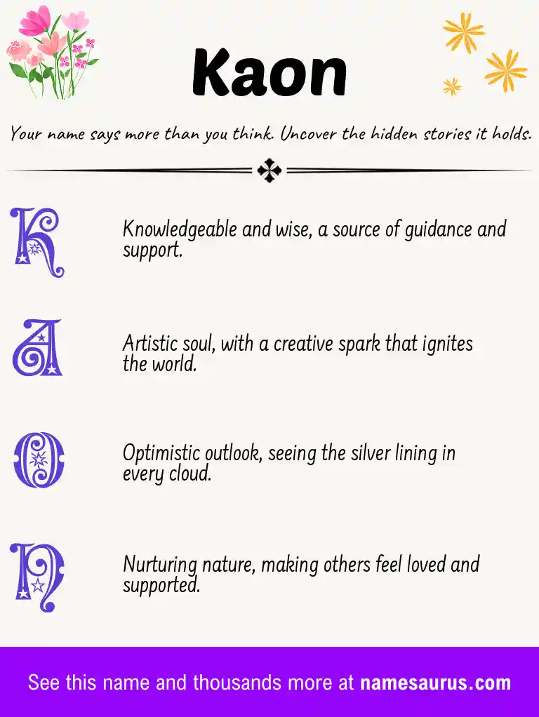 Acrostic poem about Kaon.