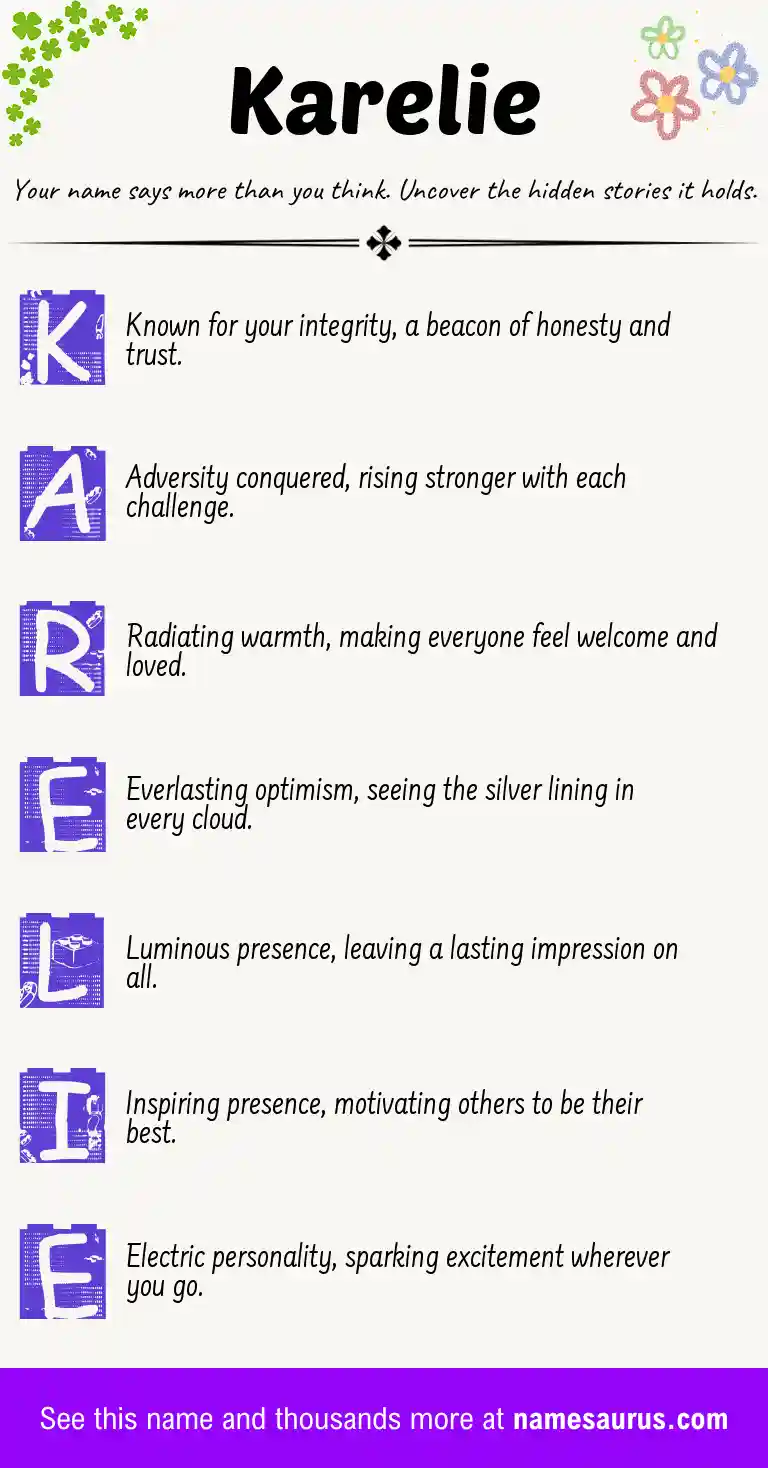 Acrostic poem about Karelie.