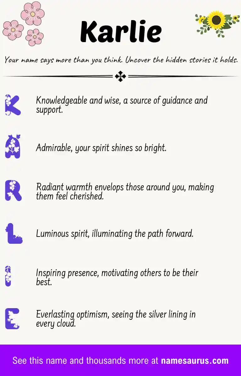 Acrostic poem about Karlie.