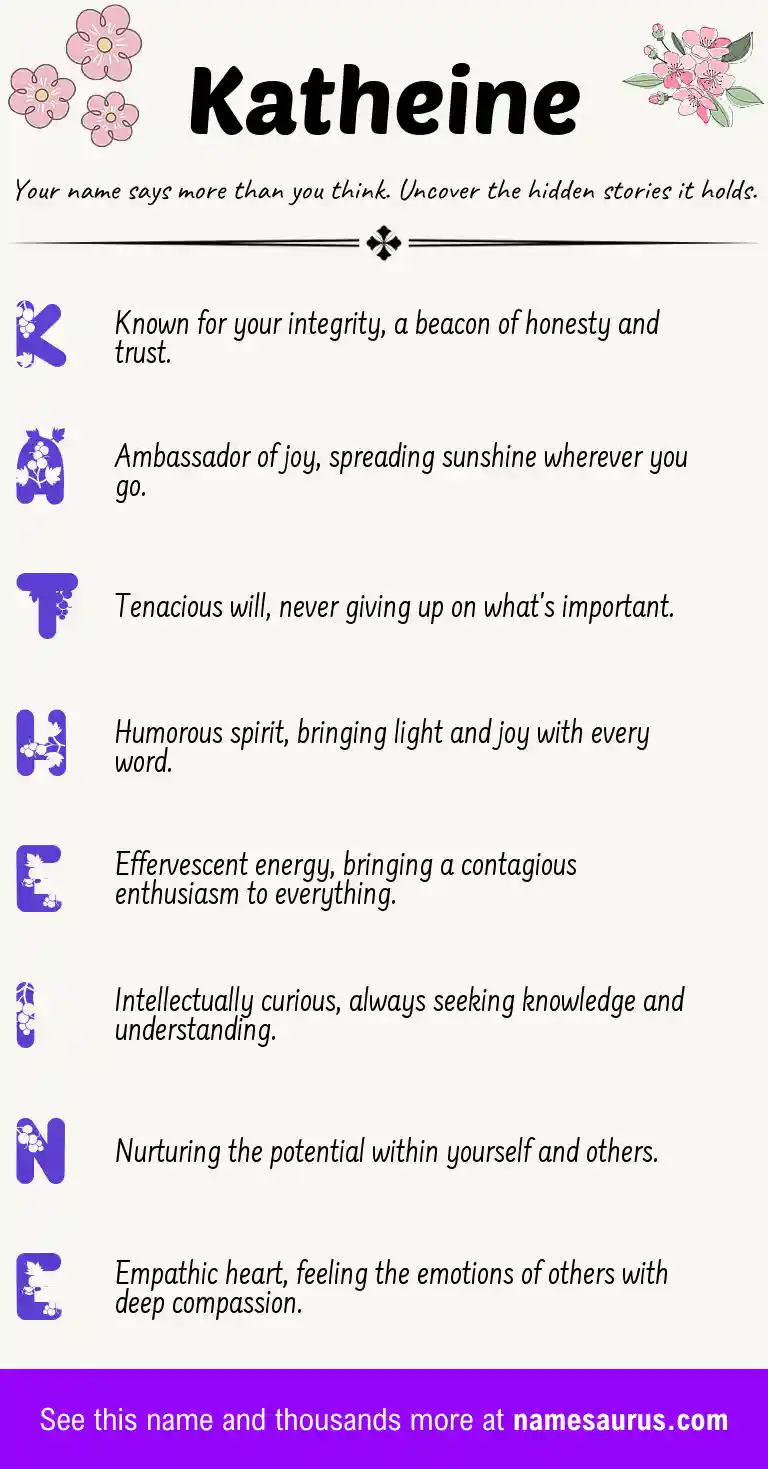 Acrostic poem about Katheine.