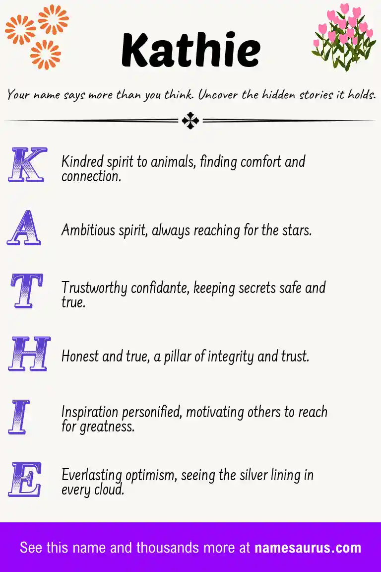 Acrostic poem about Kathie.