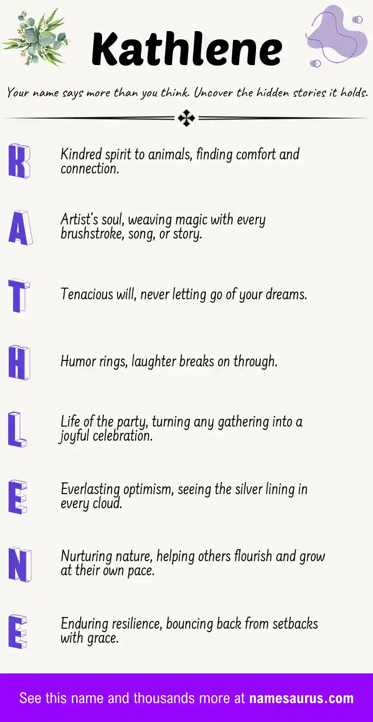 Acrostic poem about Kathlene.