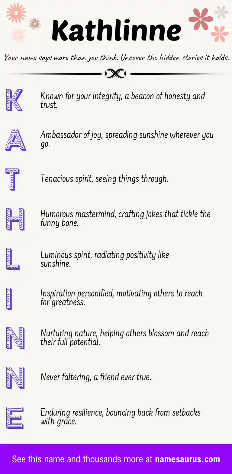 Acrostic poem about Kathlinne.