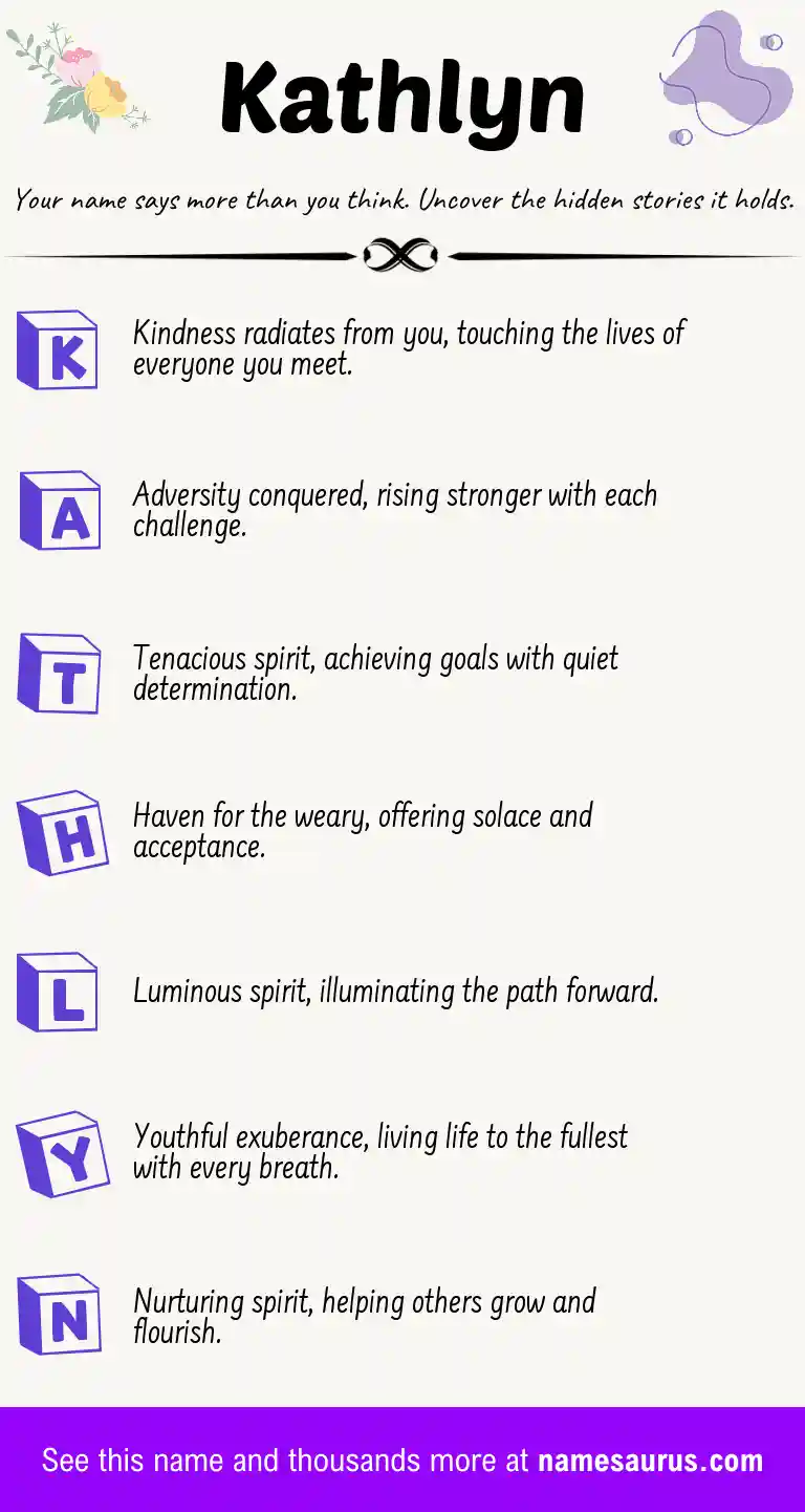 Acrostic poem about Kathlyn.