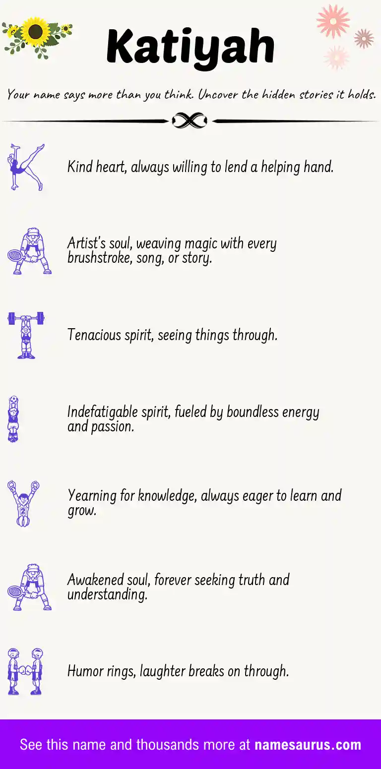 Acrostic poem about Katiyah.