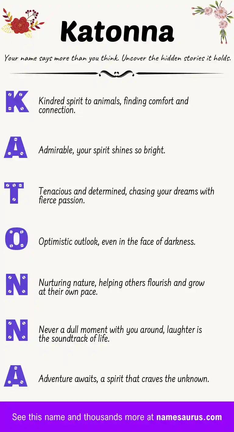 Acrostic poem about Katonna.