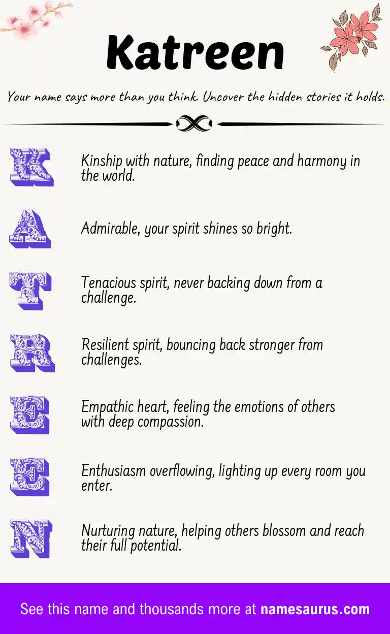 Acrostic poem about Katreen.