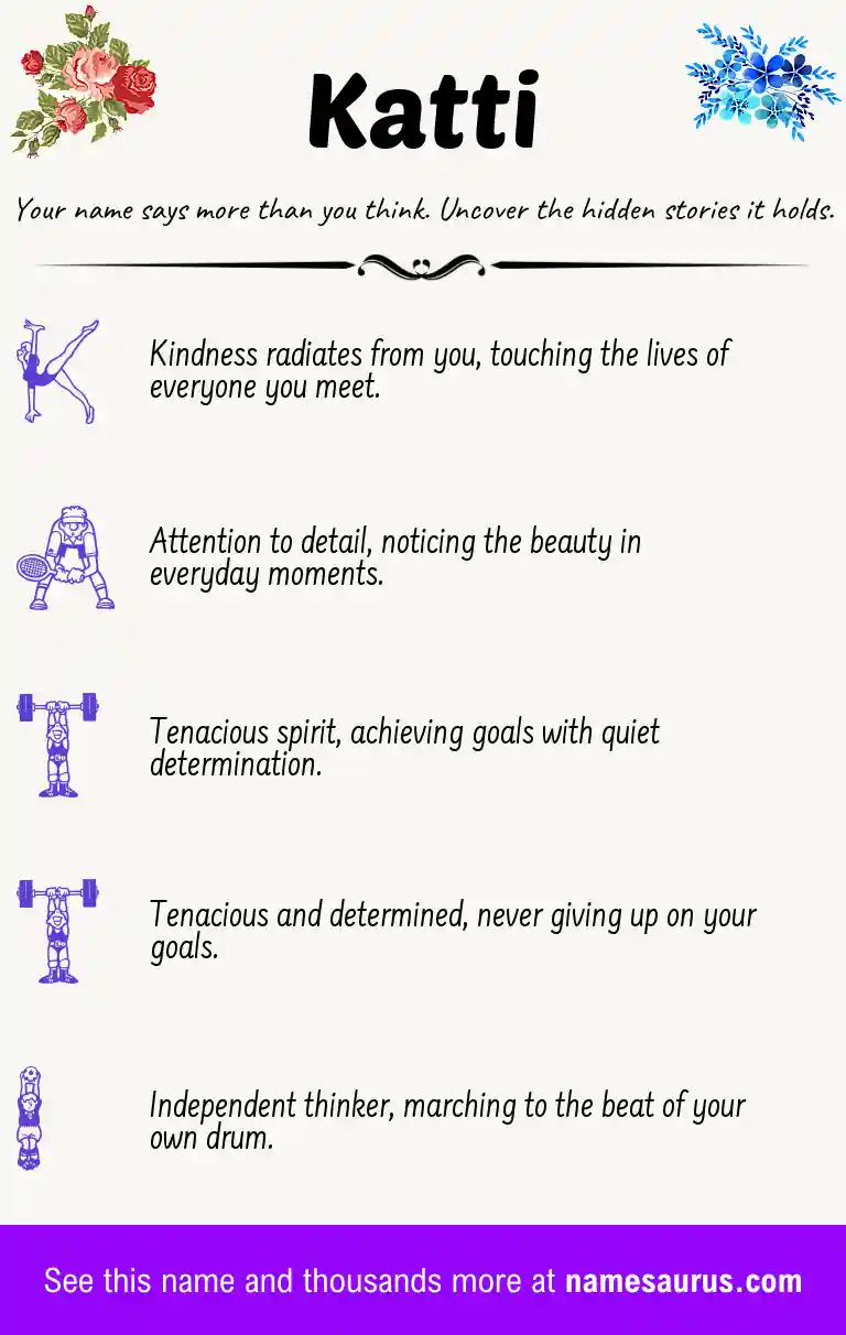 Acrostic poem about Katti.