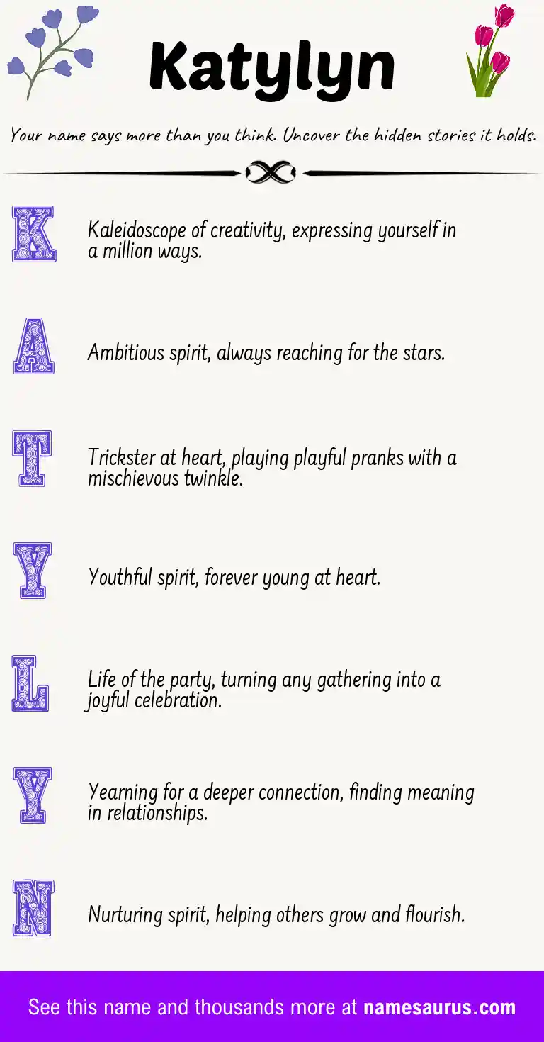 Acrostic poem about Katylyn.