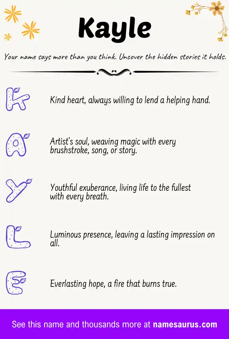 Acrostic poem about Kayle.