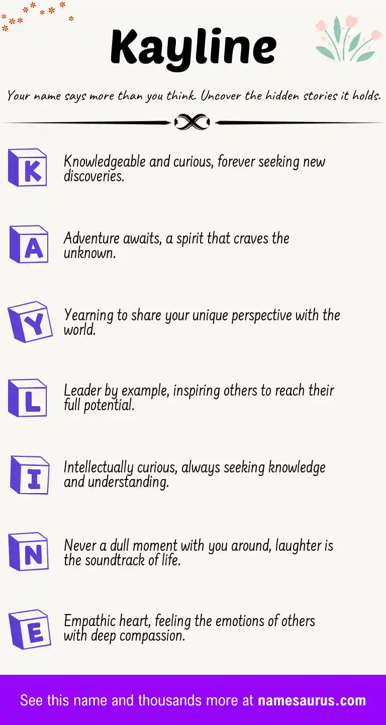 Acrostic poem about Kayline.