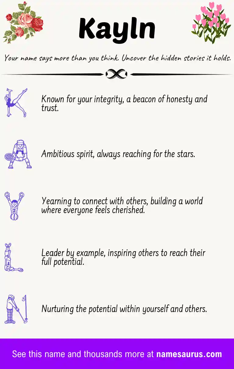 Acrostic poem about Kayln.