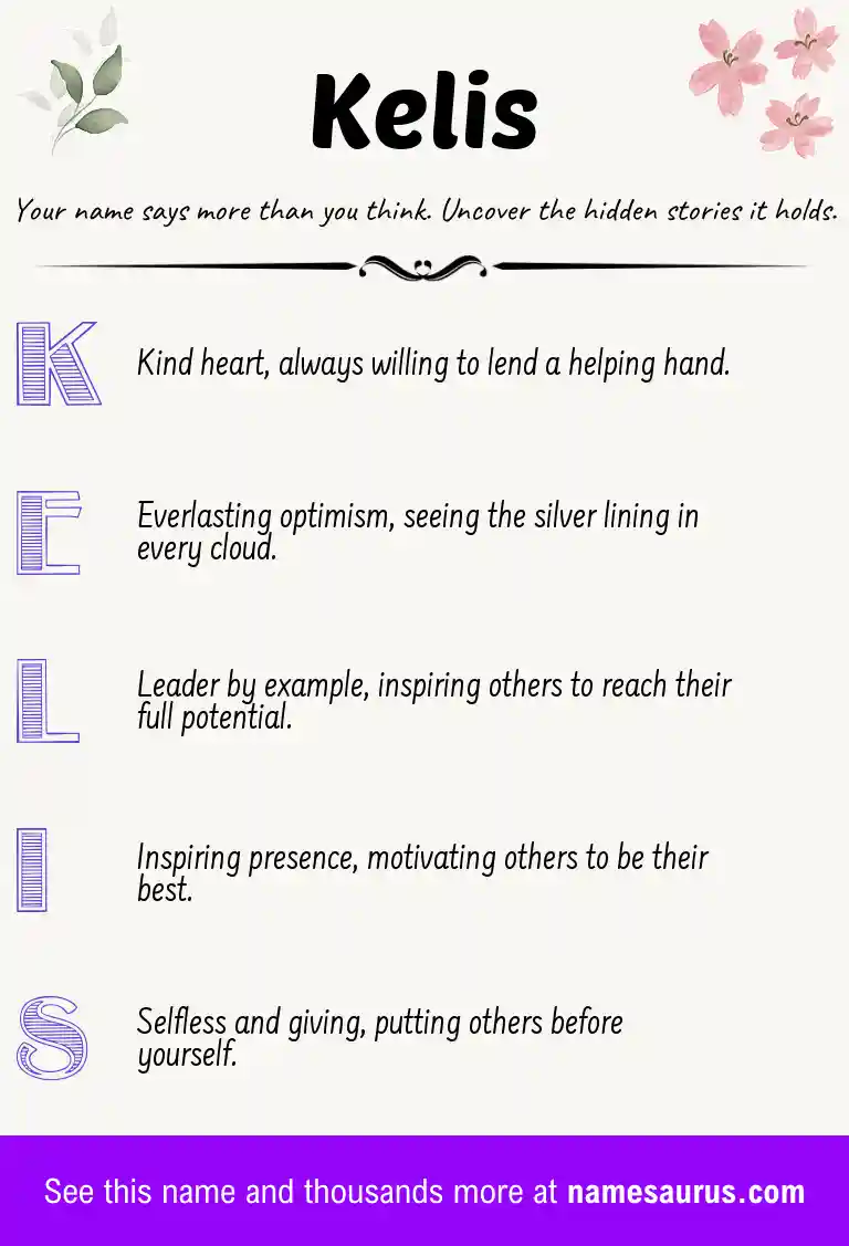 Acrostic poem about Kelis.