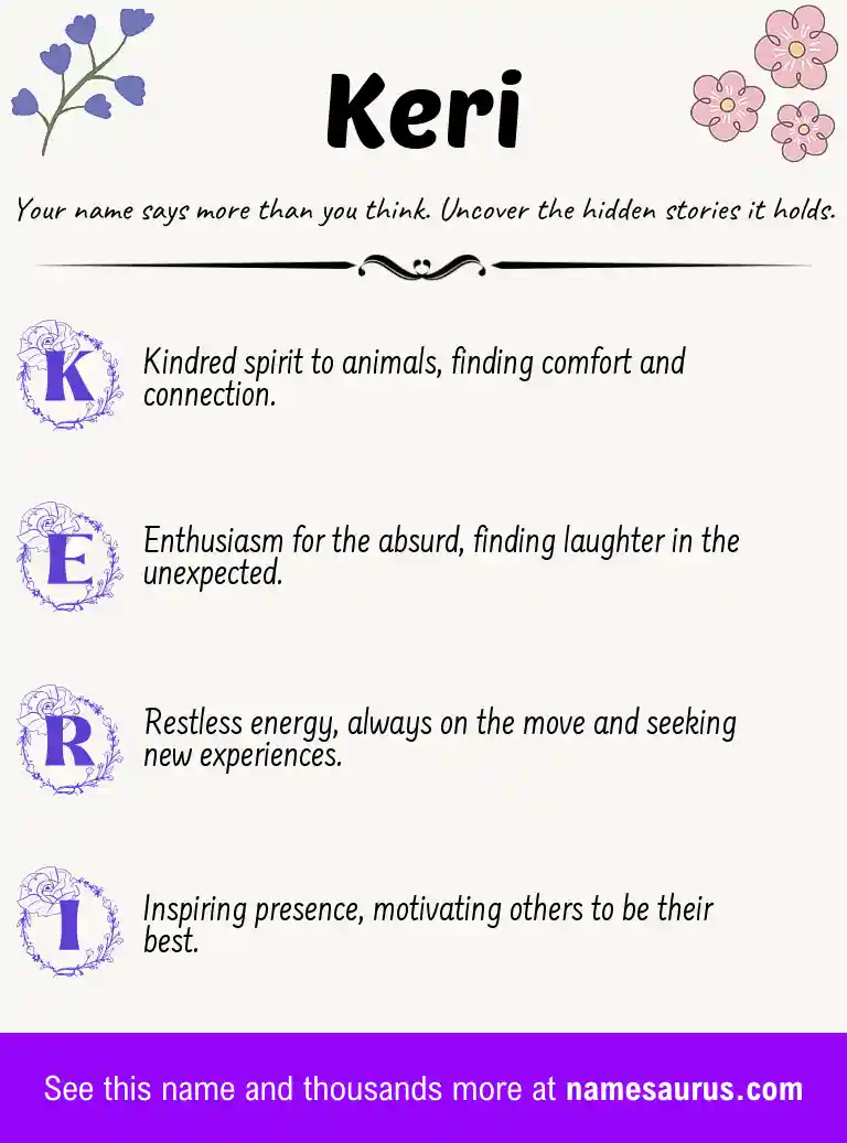 Acrostic poem about Keri.