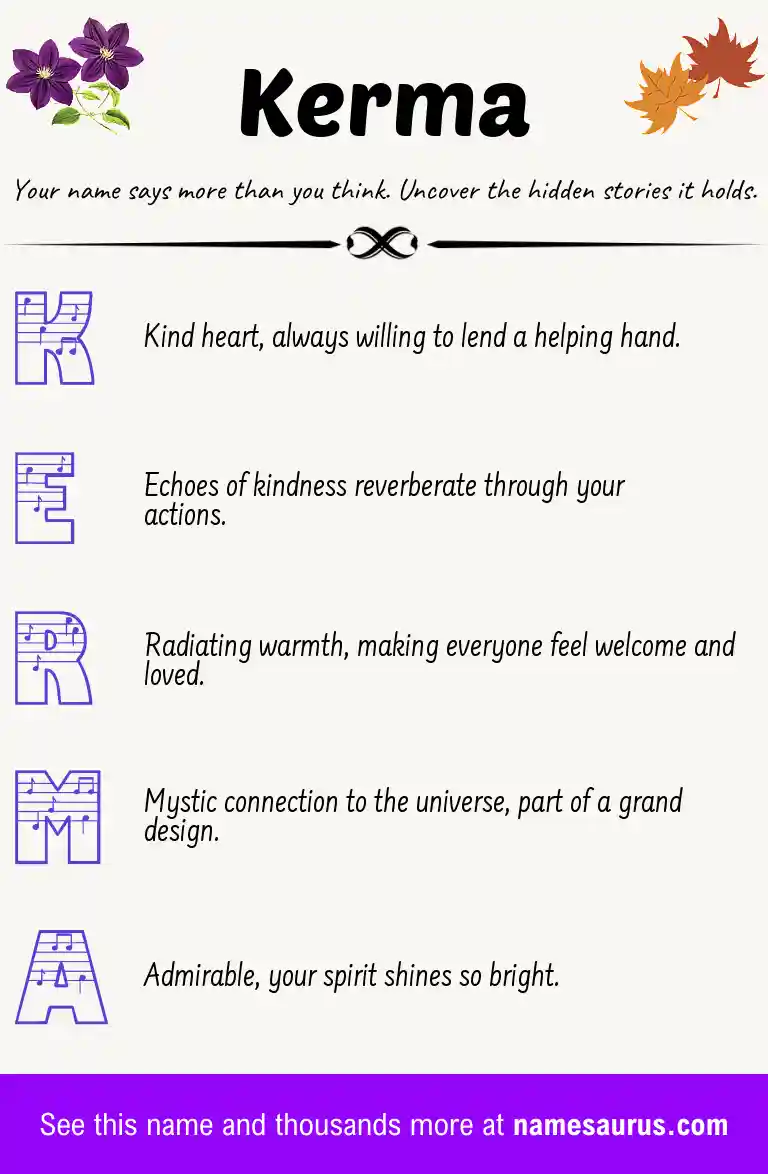 Acrostic poem about Kerma.