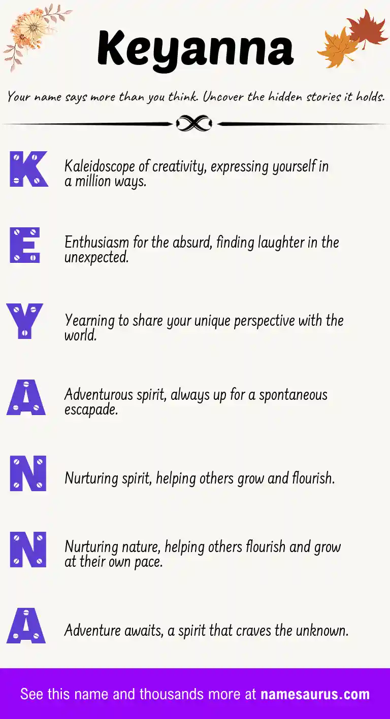 Acrostic poem about Keyanna.