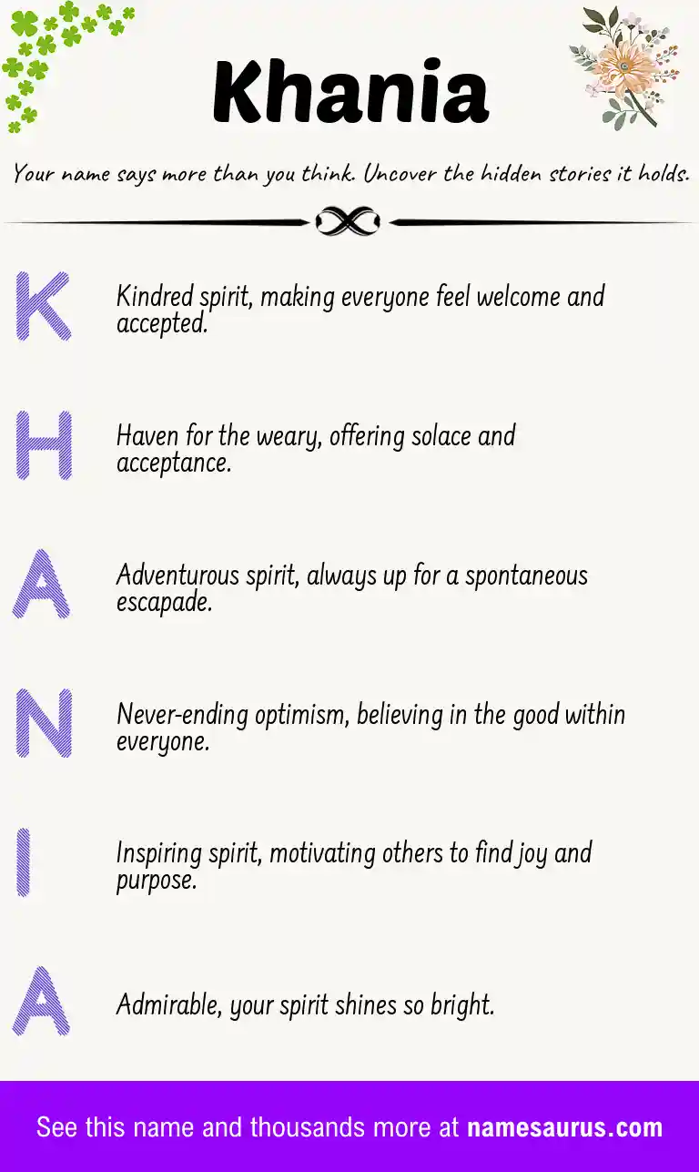 Acrostic poem about Khania.