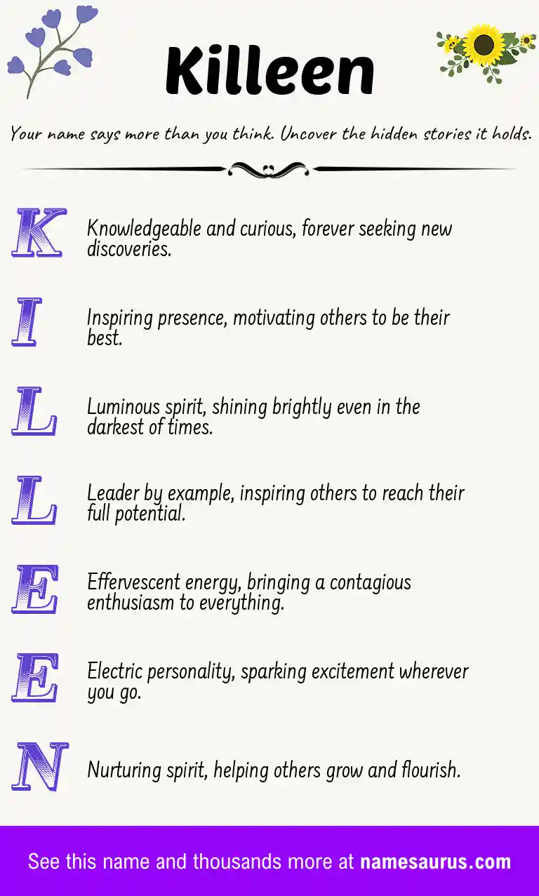 Acrostic poem about Killeen.