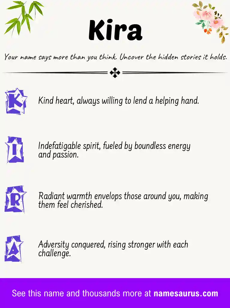 Acrostic poem about Kira.