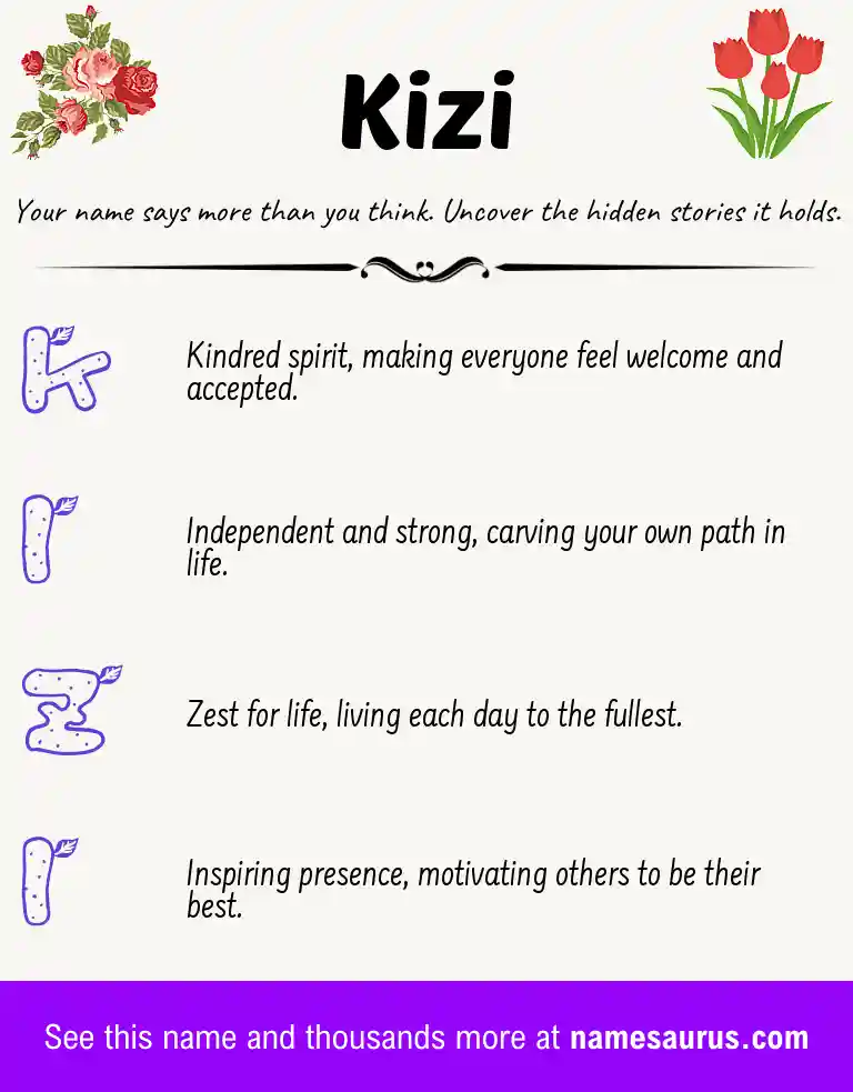 Acrostic poem about Kizi.