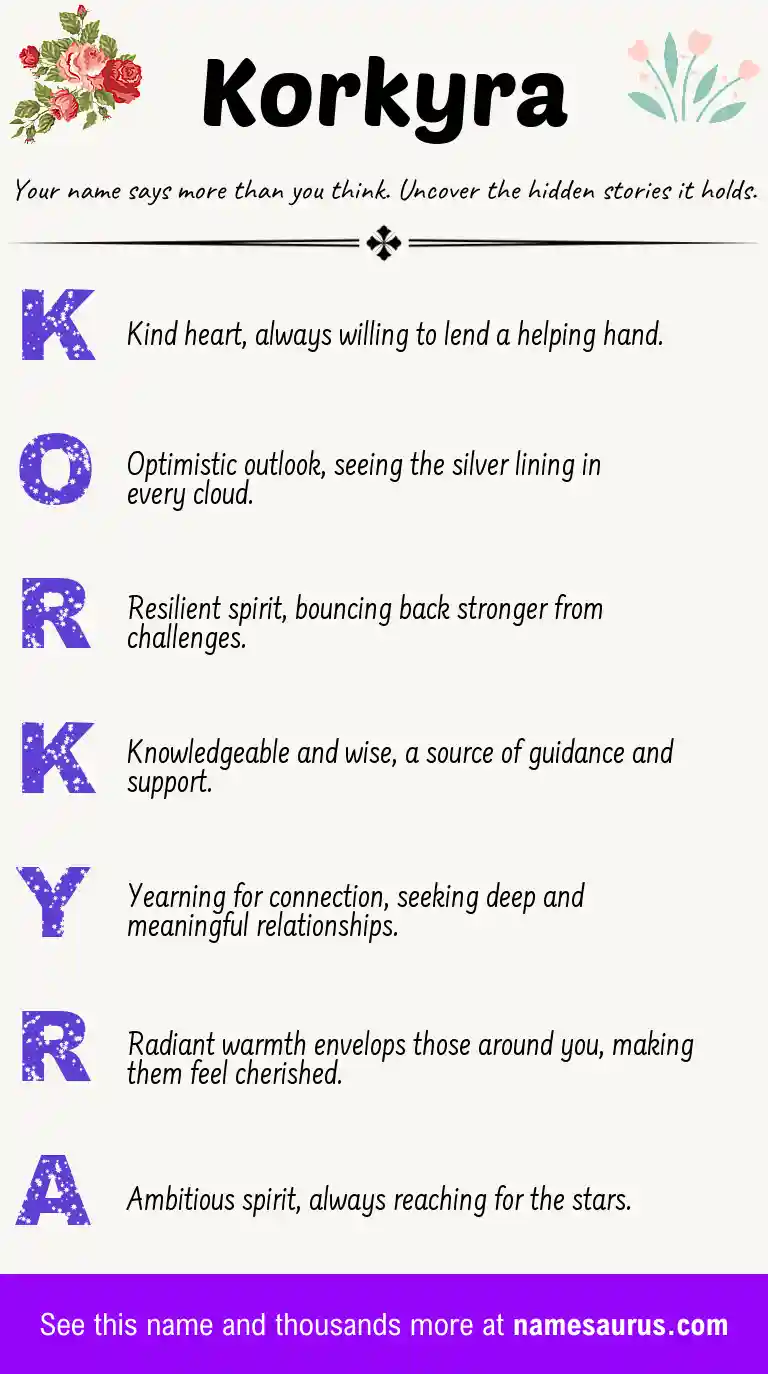 Acrostic poem about Korkyra.