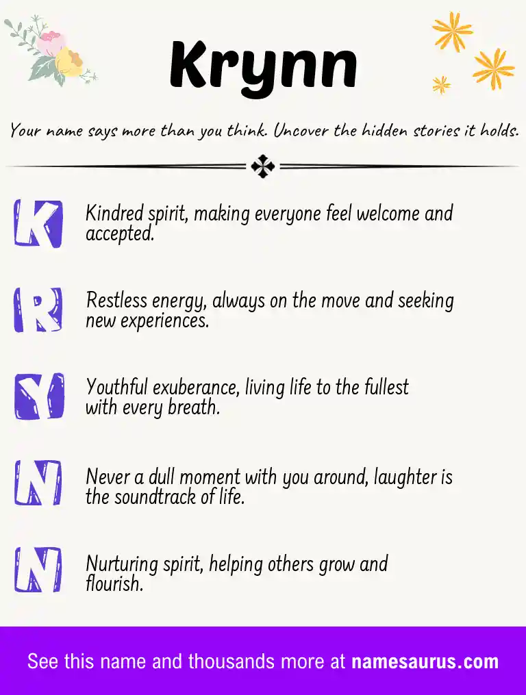 Acrostic poem about Krynn.