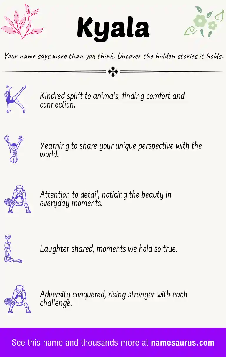 Acrostic poem about Kyala.