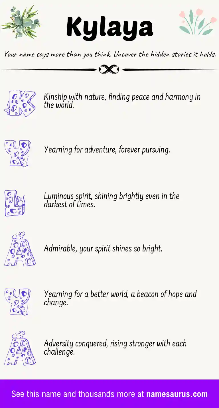 Acrostic poem about Kylaya.
