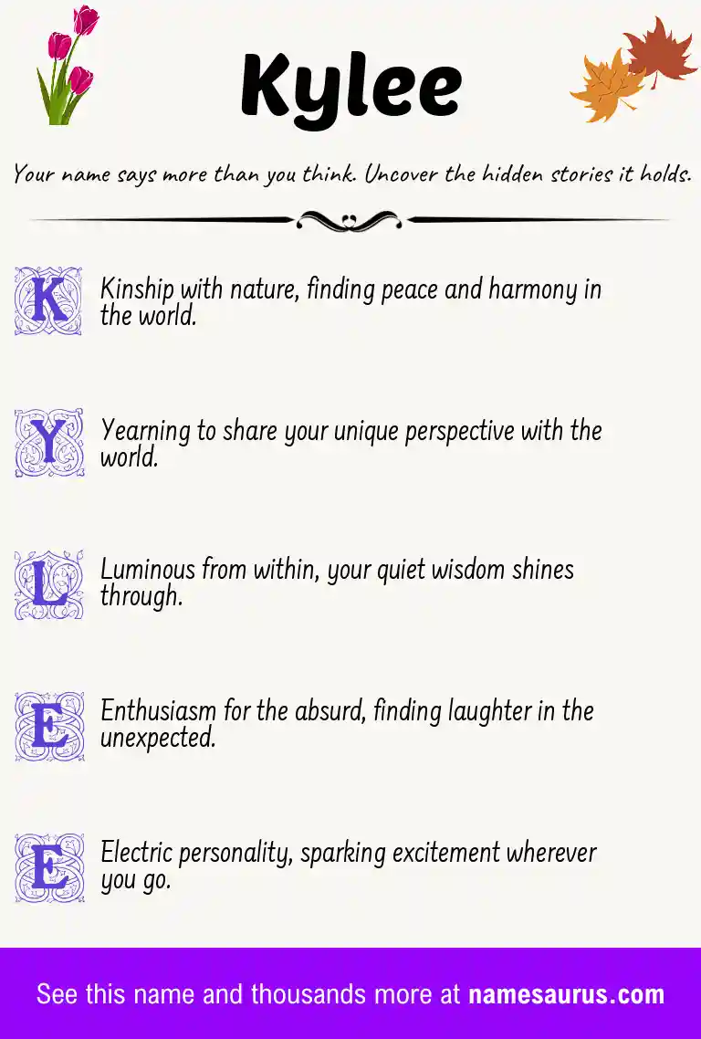 Acrostic poem about Kylee.