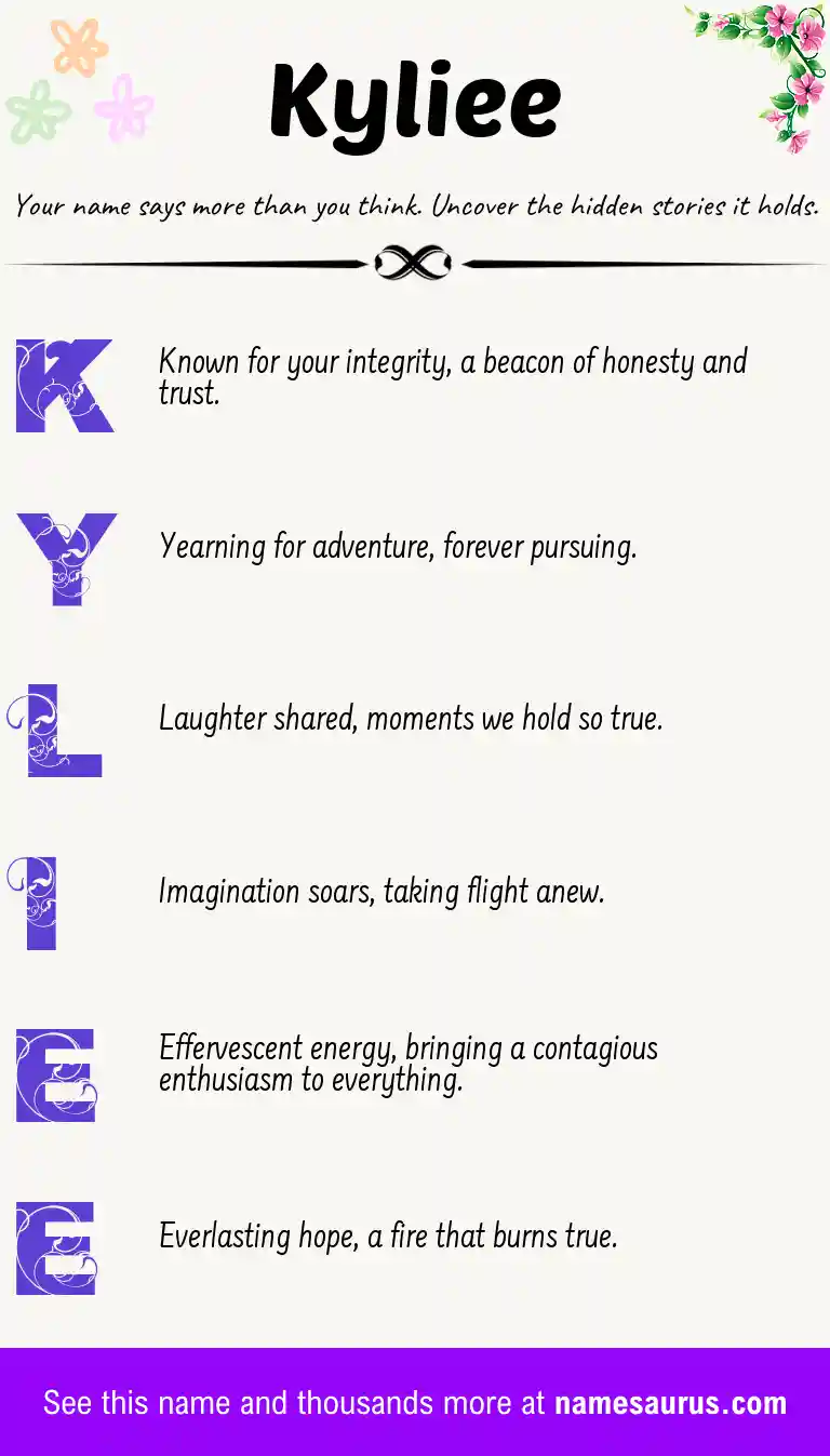 Acrostic poem about Kyliee.