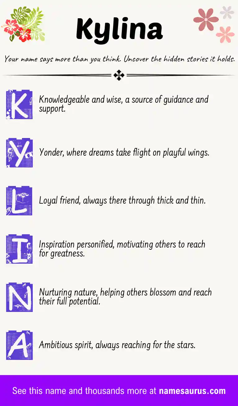 Acrostic poem about Kylina.