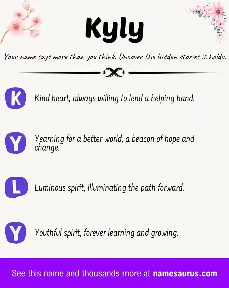 Acrostic poem about Kyly.