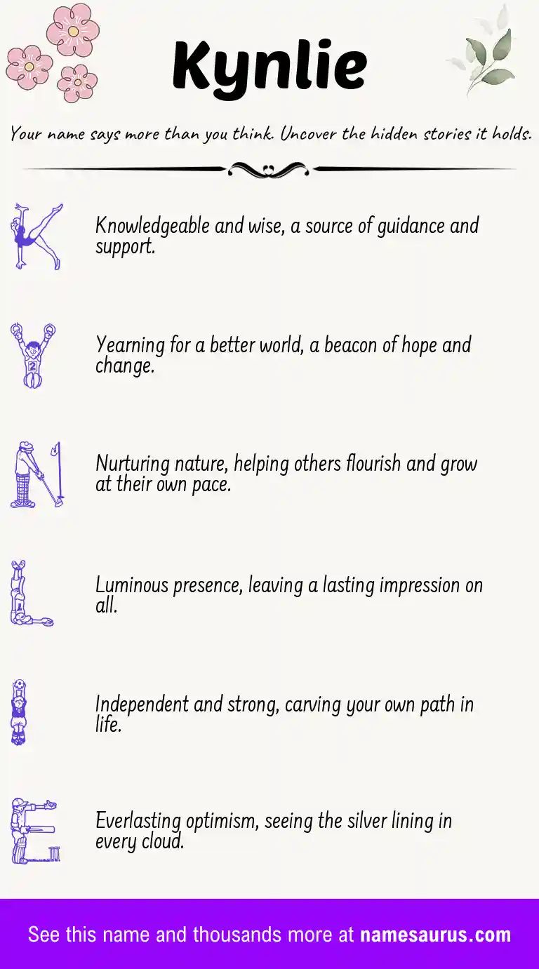 Acrostic poem about Kynlie.