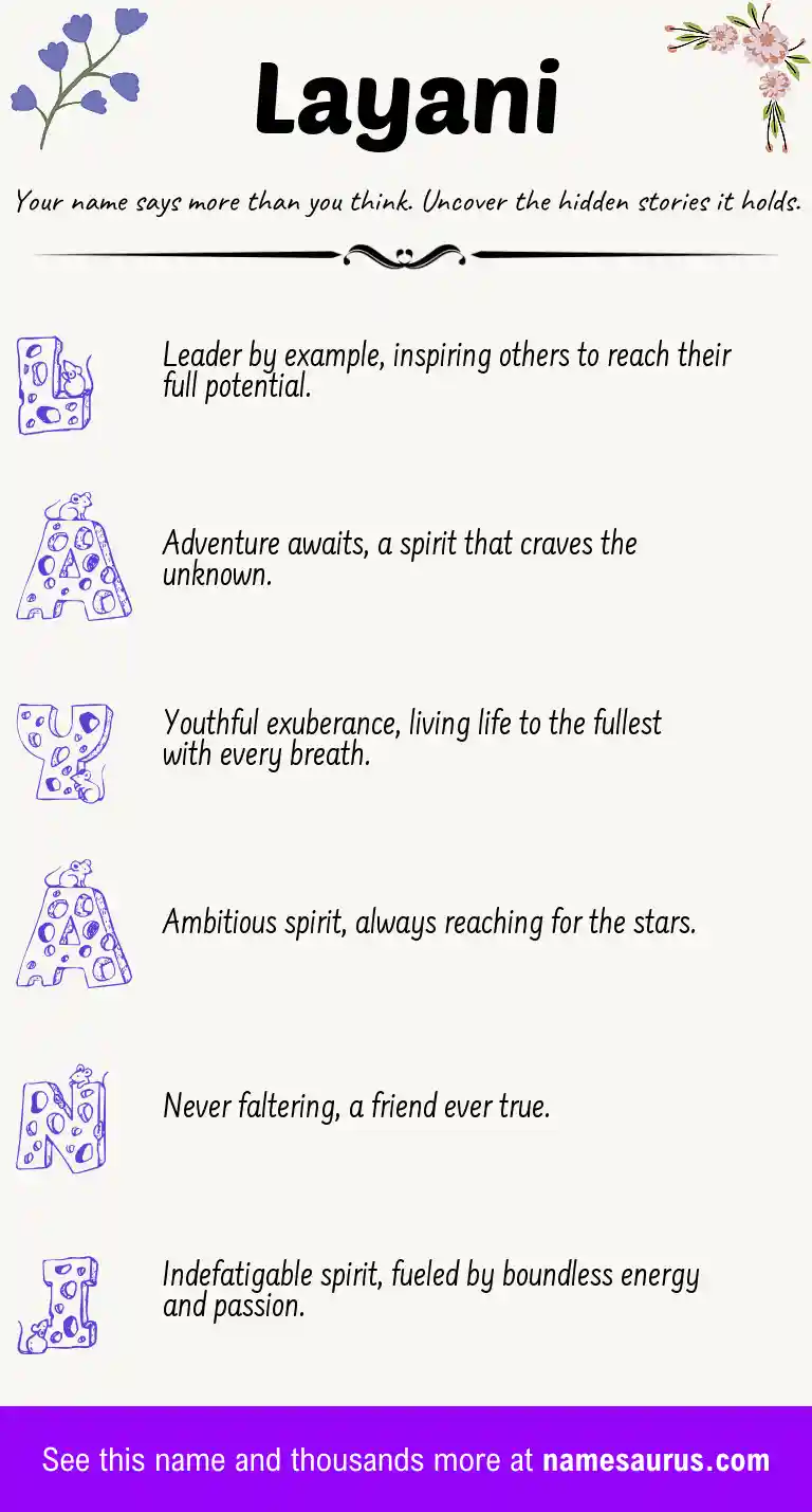 Acrostic poem about Layani.