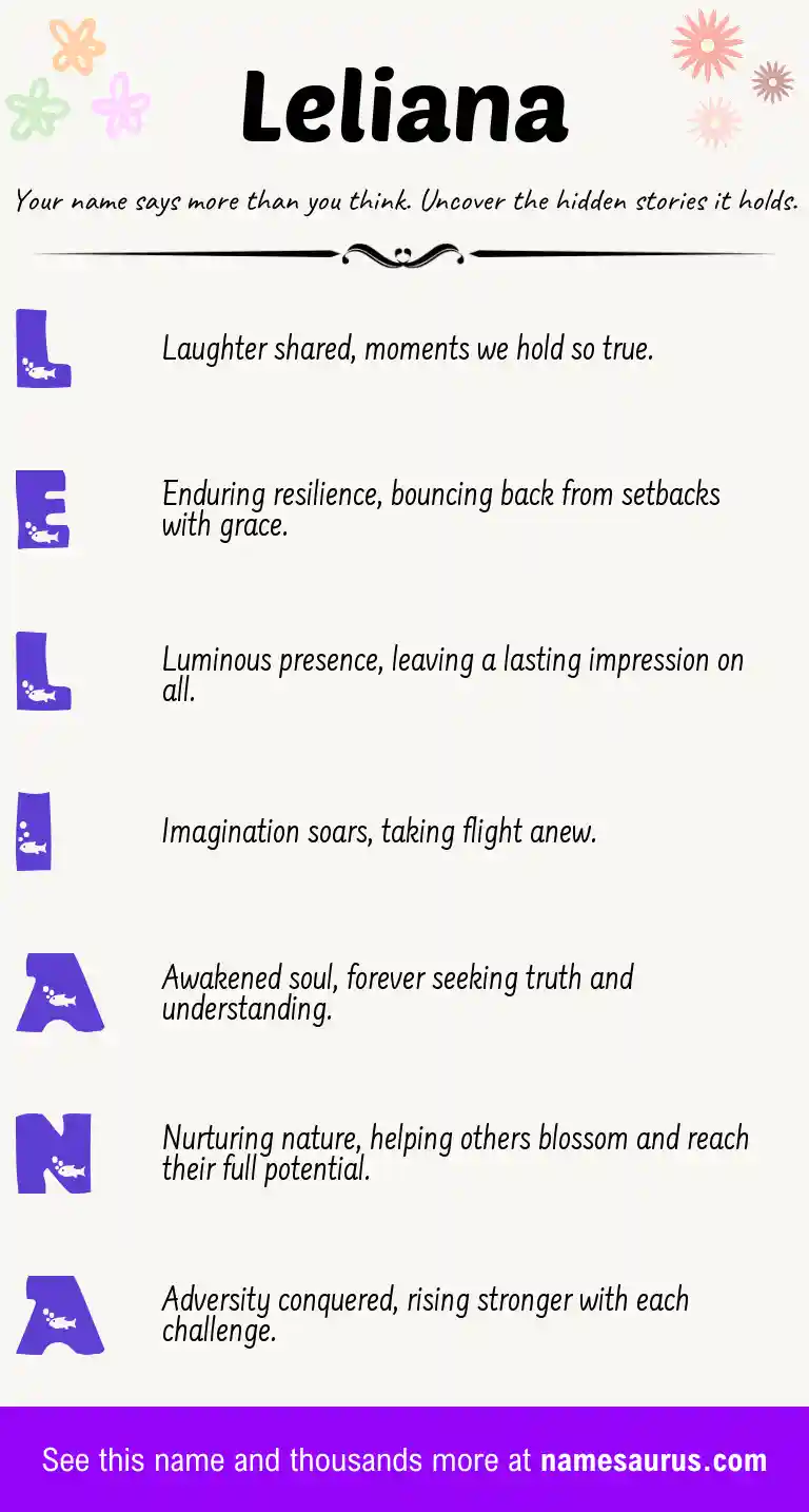 Acrostic poem about Leliana.