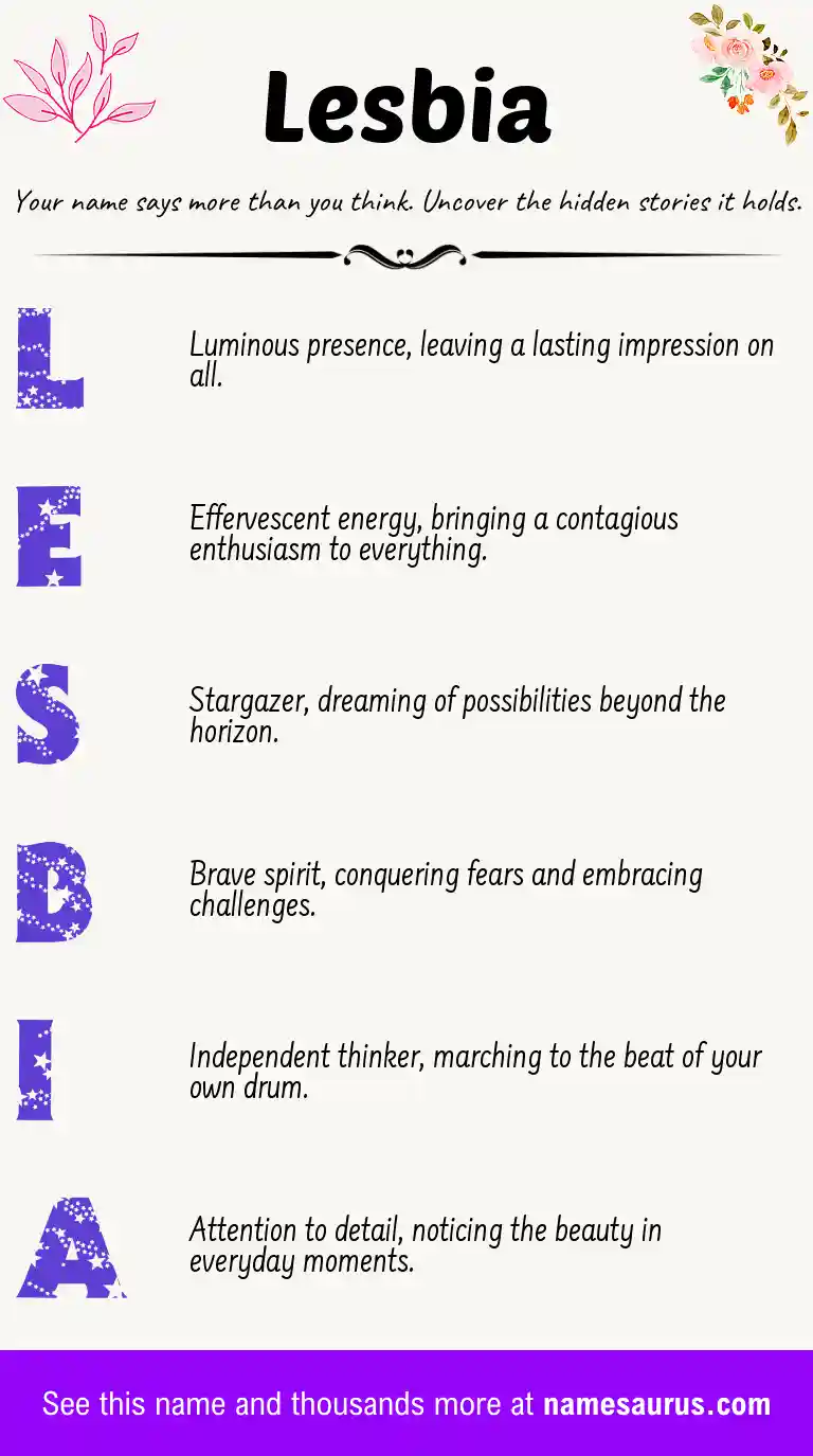 Acrostic poem about Lesbia.