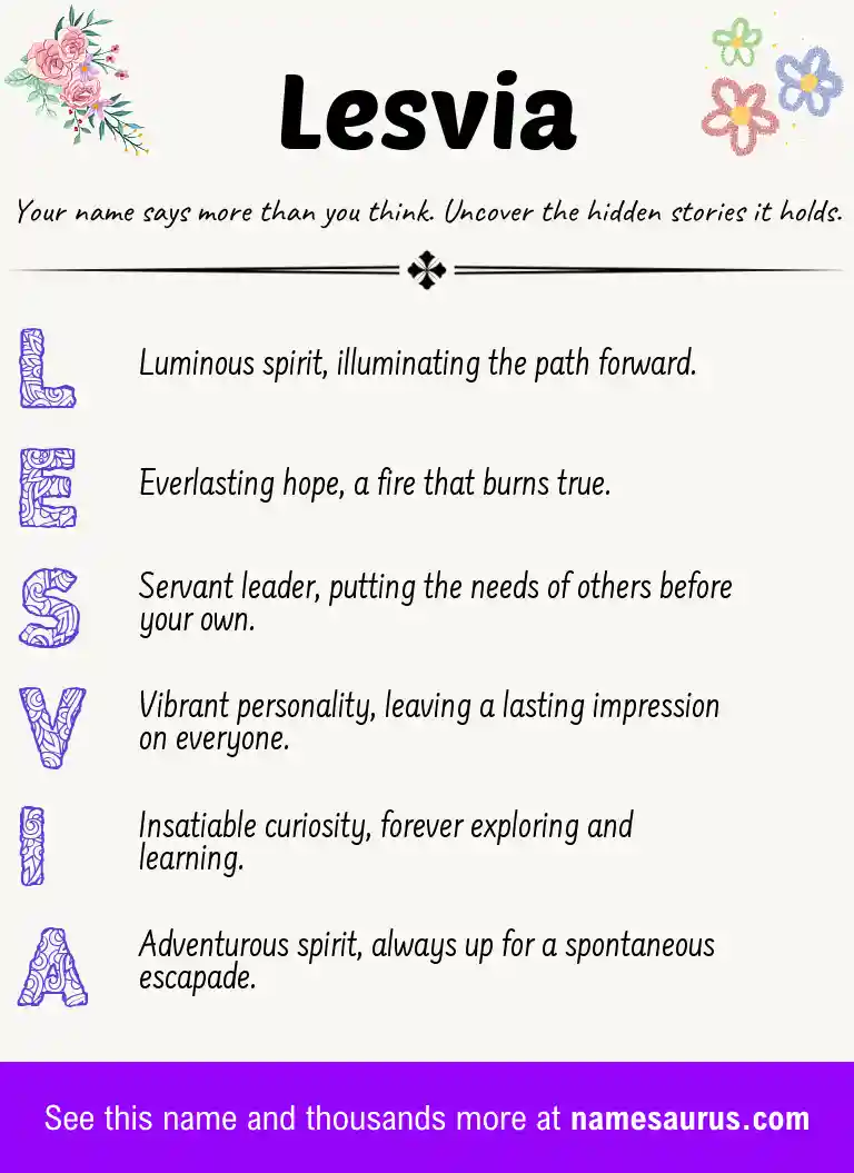 Acrostic poem about Lesvia.