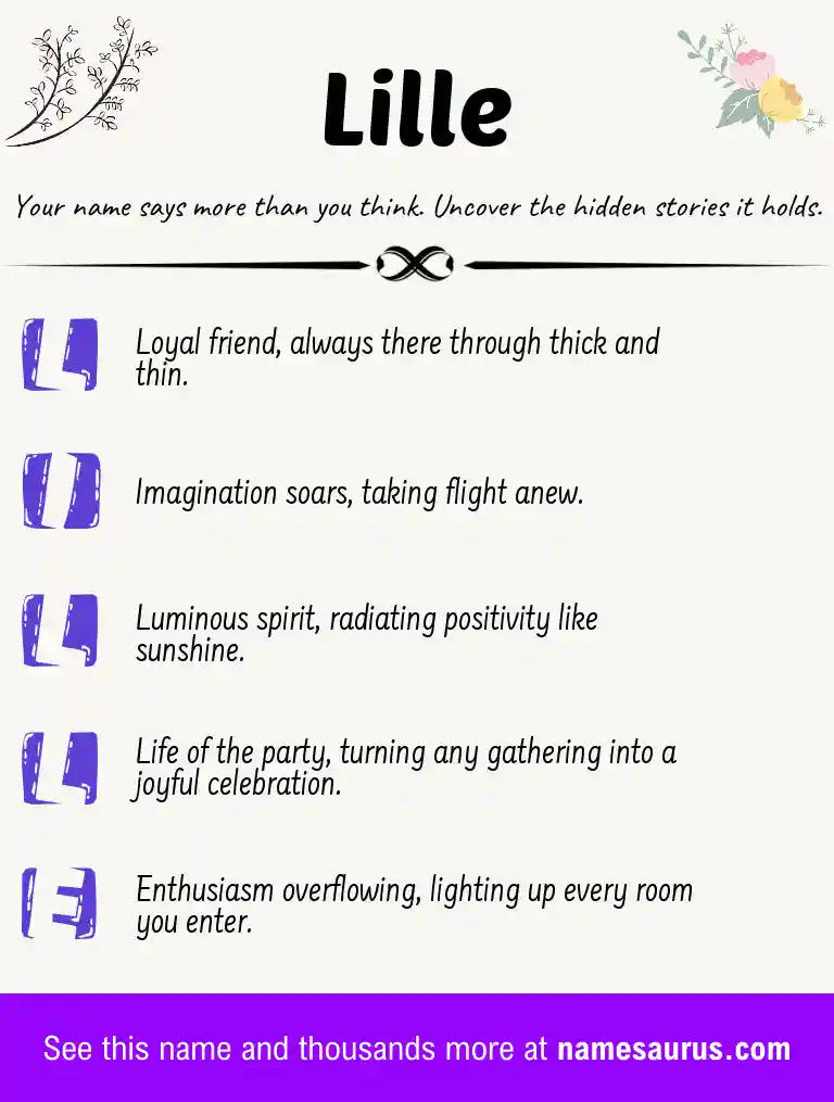 Acrostic poem about Lille.