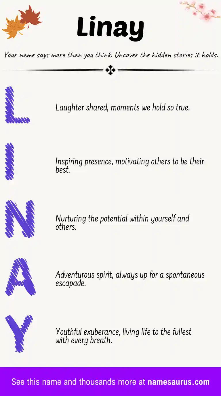 Acrostic poem about Linay.