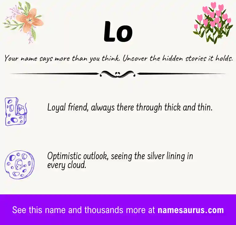 Acrostic poem about Lo.