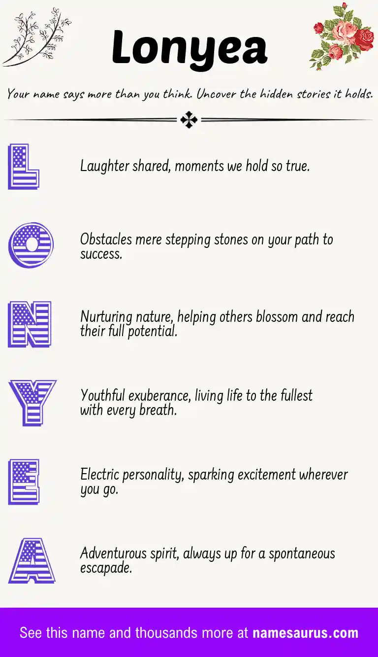 Acrostic poem about Lonyea.