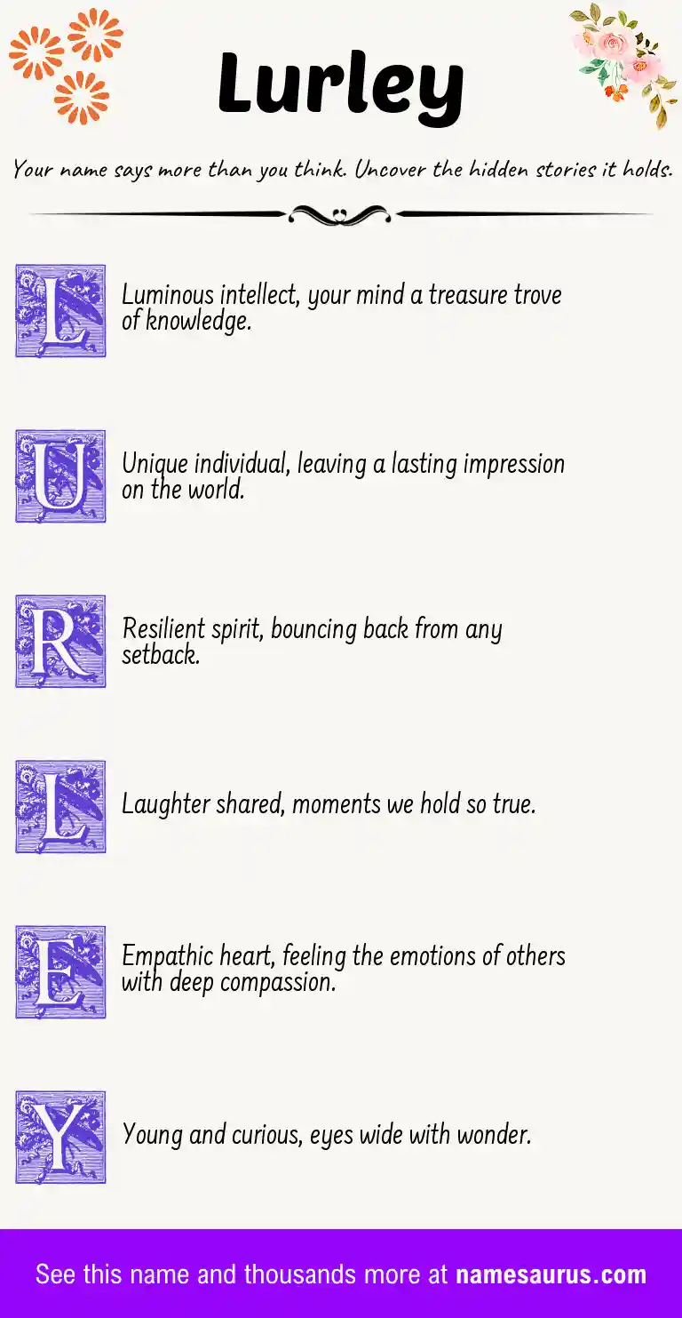 Acrostic poem about Lurley.
