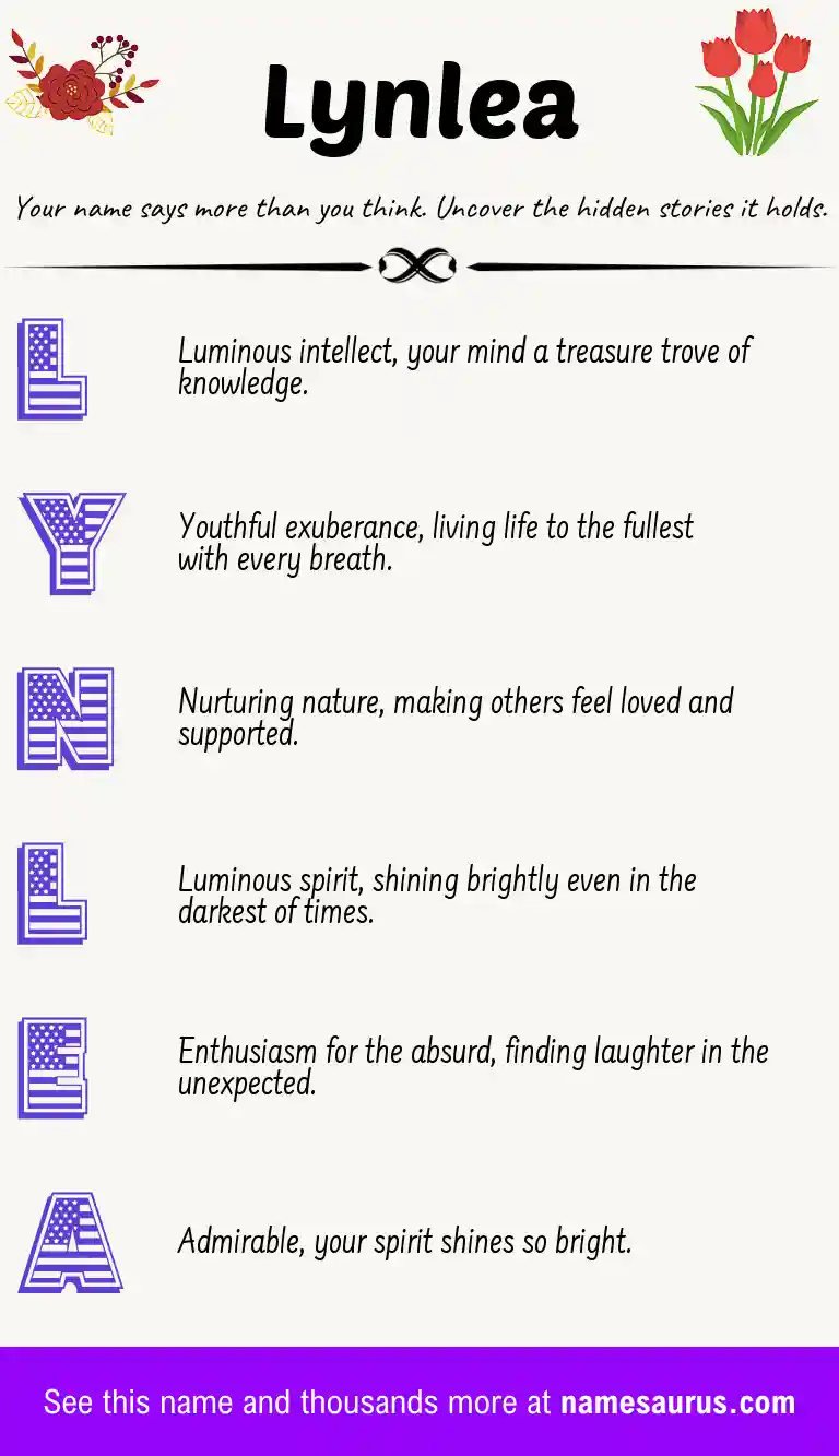 Acrostic poem about Lynlea.