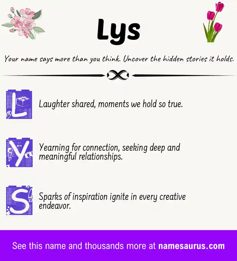 Acrostic poem about Lys.