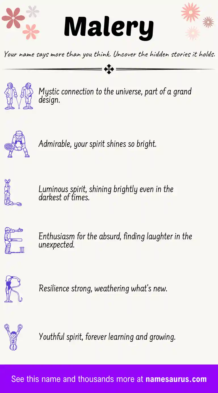 Acrostic poem about Malery.
