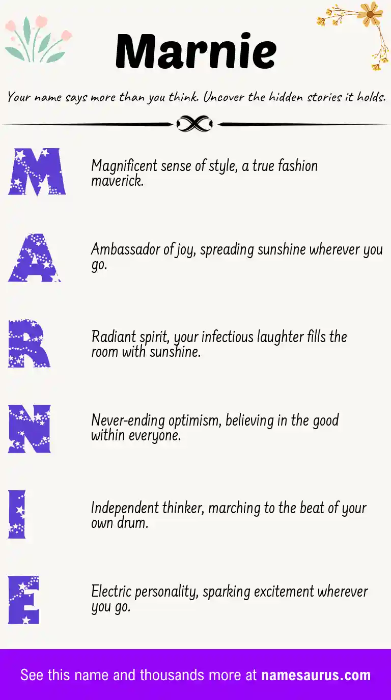 Acrostic poem about Marnie.